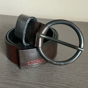 Ferre jeans Dark Brown Leather Belt